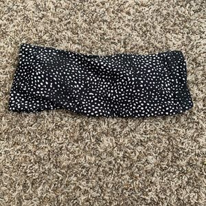 zaful polka dot bikini top